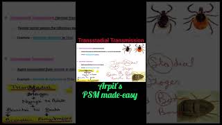 Transstadial disease transmission  mnemonic [upl. by Ariahay]