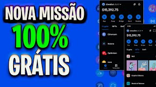 NOVA MISSÃO NA COINBASE WALLET PAGANDO 100 GRÁTIS [upl. by Suravaj]