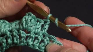 How to Crochet Popcorn Stitch Left Handed [upl. by Kotta873]