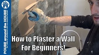 How to plaster a wall a beginners guide Plastering made easy for the DIY enthusiast [upl. by Ronyam]