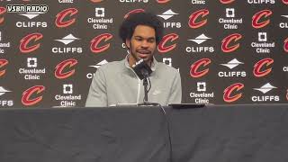 Jarrett Allen Postgame Press Conference 103024 vs LA Lakers  Cleveland Cavaliers [upl. by Huberman]