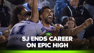 Shaun Johnson wins the game in final seconds of NRL Career  Fox League [upl. by Ynamad]