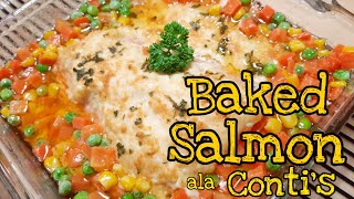 How to Cook Baked Salmon ala Contis [upl. by Eigla]