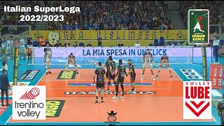 Lavia vs Nikolov  Scout View  Trentino vs Volley Lube  Italian SuperLega 2022  Highlights [upl. by Nomra276]