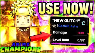 NEW INSTANT LEVEL 140 GLITCH  Tournament STRATEGY Week 3 In Anime Champions Simulator [upl. by Ahsennek]