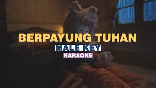 Nadin Amizah  Berpayung Tuhan Karaoke MALE KEY [upl. by Acissey709]