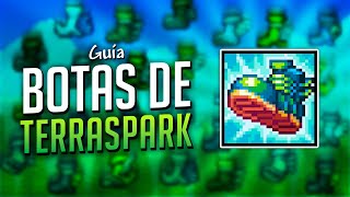 Cómo CREAR las BOTAS TERRASPARKTERRACHISPA  Terraria 144 [upl. by Atalanti]