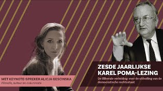 Zesde Karel PomaLezing 2024 Alicja Gescinska [upl. by Ahras]