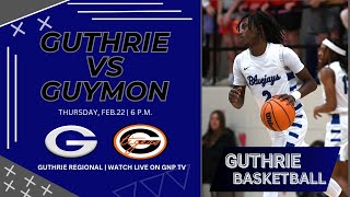 Watch Guthrie Basketball vs Guymon Regionals [upl. by Khosrow448]