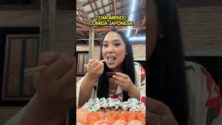 Comendo comida japonesa feita especialmente pra mim [upl. by Ihab470]