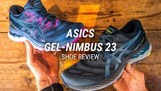 Asics Gel Nimbus 23 Review  Cushioned running at its best [upl. by Devinna]