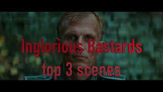 Inglorious Bastards Top 3 Bloody Scenes [upl. by Annavoeg196]