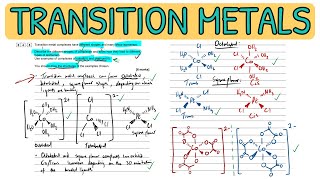 Transition Metals  Exam Question Walkthrough｜A Level Chemistry AQA [upl. by Felic]