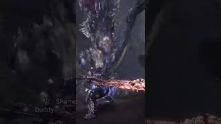 Playing longsword is terrifying gaming monsterhunterworld [upl. by Lesley927]