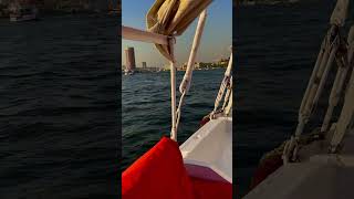 Best Cairo things to do is riding a felucca on the Nile river [upl. by Duke]