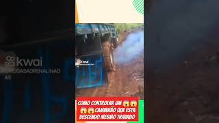 Motorista zerou o jogopra descer estrada lamacentacaminhão caminhoneiro [upl. by Mishaan]