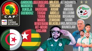 🔴LIVE DEBRIEF MA LISTE DATE FIFA ALGERIE TOGO CAN 2025 [upl. by Encrata]