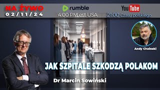 🔴 021124  LIVE 2100  Dr Marcin Sowiński  JAK SZPITALE SZKODZĄ POLAKOM [upl. by Olimreh739]