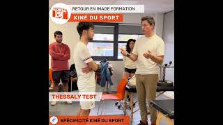 Formation Kiné du Sport  Thessaly test [upl. by Nevaeh]