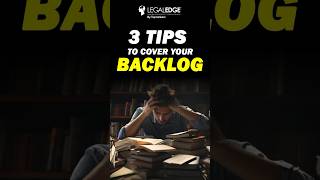 3 Tips to cover your CLAT Syllabus Backlog [upl. by Bary]