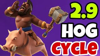 29 HOG CYCLE DECK CLASH ROYALE [upl. by Nirret640]