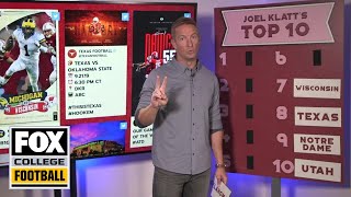 Joel Klatt ranks Ohio State 2A Alabama 2B  FOX COLLEGE FOOTBALL [upl. by Ecyac]