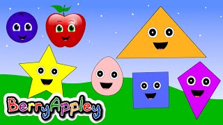 Shapes Song for Kids  Learn Shapes  Hide and Seek  Part 1 [upl. by Larissa]