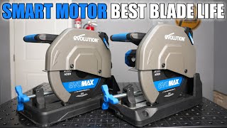 Whats New on the Evolution EVOMAX Chop Saws Overview Cut Tests and Comparison [upl. by Kristoforo227]