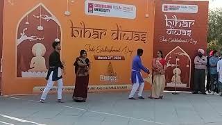 Bihar diwas celebrating in chandigarh university [upl. by Inaluiak]