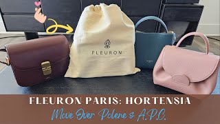 Polene Alternative Unboxing Fleuron Hortensia  Indie MidRange Luxury Handbag  Underrated Bags [upl. by Neelrac183]