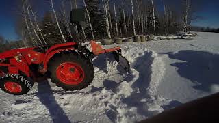 Even more snow plowing tips with a tractor 2023 [upl. by Laehcar733]