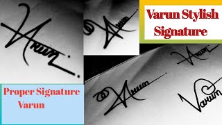 Varun SignatureVarun Name Signature StyleVarun Name signVarun Name signecharVarunSignmakingvideo [upl. by Luar]