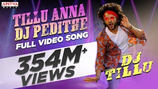 TilluAnnaDJPedithe Video Song Telugu  DJ Tillu Siddu Neha Shetty Vimal Krishna Ram Miriyala [upl. by Tiler]