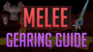 Indepth Melee Gearing guide  Runescape 3 [upl. by Suhsoj]