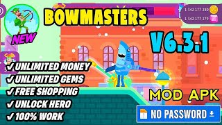 Bowmasters Mod Apk v631 Terbaru 2024  Unlimited Money Free Shopping Unlocked All Mediafire NO PW [upl. by Rhee]