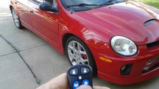 Srt4 Keyless entryRemote startTrunk popSUBSCRIBE [upl. by Jaquenette]