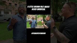 A LITTLE KNOWN FACT ABOUT ALLIED UNIVERSAL securityguard navyseals iykyk viralvideo portland [upl. by Cozmo]