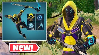 New VOID WARRIOR ABSENZ Skin Gameplay in Fortnite Voidlands Exile Quest pack [upl. by Eniamrahc]