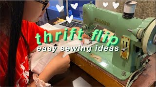 THRIFT FLIP🧵🤩  EASY SEWING IDEAS TIPS amp TRICKS [upl. by Neddie766]