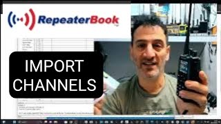 Repeater Book  Import Channels [upl. by Borlow964]