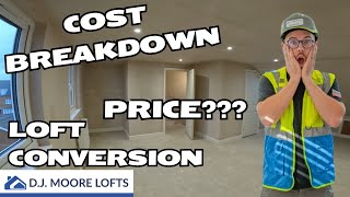 Loft Conversion Cost Breakdown 2024  ATTIC CONVERSION [upl. by Anallij]