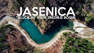 Rijeka Jasenica vodopad i jezero  quotslučajniquot biser Srednje Bosne 4K video [upl. by Ainerol]