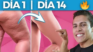 🔥 EJERCICIOS Para ELIMINAR CELULITIS En 14 DÍAS  RUTINA Para Tonificar PIERNAS [upl. by Aryamoy]