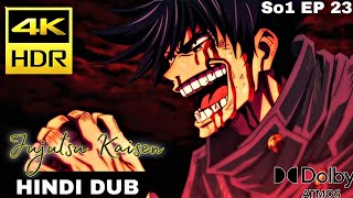 Megumi Uses Domain Expansion In Hindi 4K 60FPS Jujutsu Kaisen Hindi Dubbed [upl. by Infeld467]