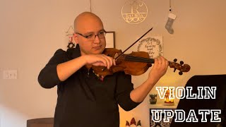 Violin Restoration Update [upl. by Carey708]