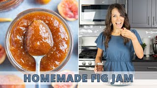 Easy Homemade Fig Jam Recipe  No Pectin Needed [upl. by Gabrielson659]