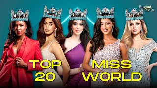 71st Miss World Top 20 Crown Favorites English Subtitles [upl. by Tegan266]