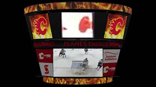 Calgary Flames Goal Horn With Scoreboard [upl. by Ahseetal]