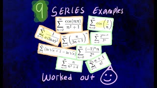 Testing for ConvergenceDivergence of Infinite Series  Different Tests Summarized [upl. by Hedberg]