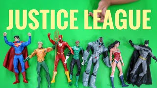 Mainan Justice League Superman Batman Green Lantern Wonder Woman Cyborg Flash Aquaman [upl. by Muna]